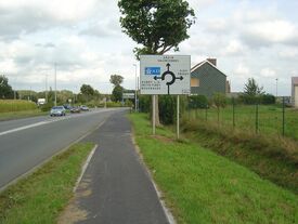 Rue de Malplaquet rond point d'Hérin