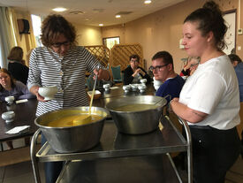 Bar à soupe au Foyer Notre Dame