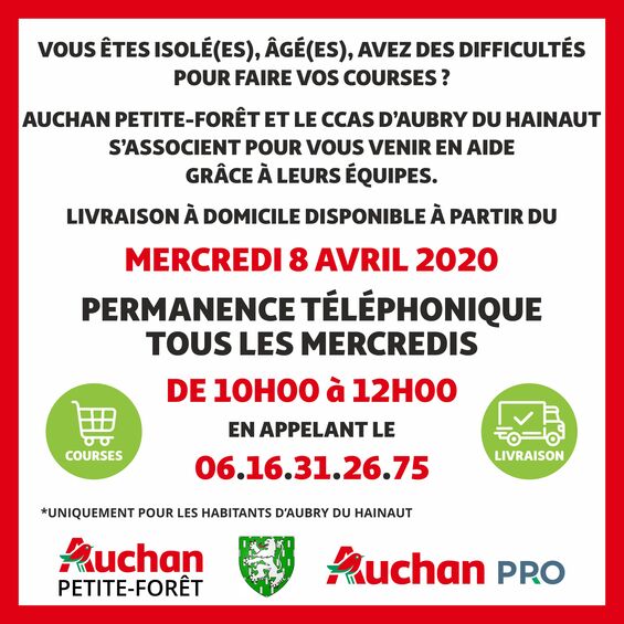 Partenariat CCAS Aubry Auchan